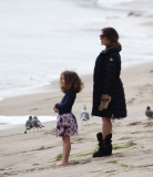 Salma Hayek is busting out on the set of "How To Make Love Like an Englishman"