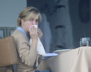 Selma Blair Dines And Shops Alone 