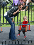 Exclusive... David & Victoria Beckham Go To Cruz's Sports Day - ADD WEB FEES 