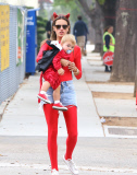 Red Hot Alessandra Ambrosio takes kids out for fun  Pt 2
