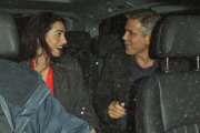 George Clooney out and about, London, Britain - 24 Oct 2013