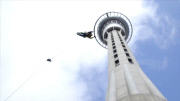 BEYONCE JUMPS OFF OF THE SKY TOWER