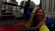 BEYONCE JUMPS OFF OF THE SKY TOWER