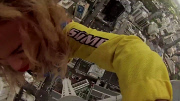 BEYONCE JUMPS OFF OF THE SKY TOWER