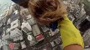 BEYONCE JUMPS OFF OF THE SKY TOWER