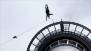 BEYONCE JUMPS OFF OF THE SKY TOWER