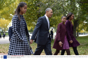 Barrack Obama attends Sunday Mass, Washington D.C, America - 27 Oct 2013