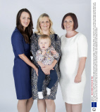 Woman gives birth to daughter after sister donates eggs and sister-in-law acts as surrogate,  Romford, Essex, Britain - 21 Sep 2013
