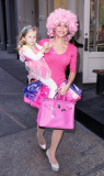 Bethenny Frankel and daughter dressed for Halloween