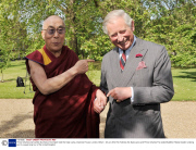 Prince Charles and Camilla Duchess of Cornwall meet the Dalai Lama, Clarence House, London, Britain - 20 Jun 2012