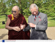 Prince Charles and Camilla Duchess of Cornwall meet the Dalai Lama, Clarence House, London, Britain - 20 Jun 2012