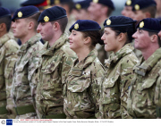 Princess Anne presents medals to 3 Combat Logistic Support Regiment of the Royal Logistic Corps, Dalton Barracks, Abingdon, Britain - 31 Oct 2013