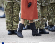 Princess Anne presents medals to 3 Combat Logistic Support Regiment of the Royal Logistic Corps, Dalton Barracks, Abingdon, Britain - 31 Oct 2013