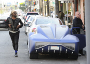 Will.i.am Out And About In His $900K Car 