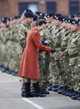 Princess Anne attends Afghanistan Medal Presentation
