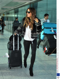 Celebrities arriving from abroad at Heathrow airport, London, Britain - 04 Nov 2013