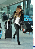 Celebrities arriving from abroad at Heathrow airport, London, Britain - 04 Nov 2013