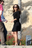 Things get hot and steamy between Pierce Brosnan and Salma Hayek On Set