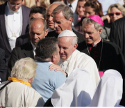 Vatican Pope Francis blesses weekly general audience in St. Peter's Square