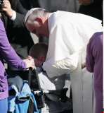 Vatican Pope Francis blesses weekly general audience in St. Peter's Square