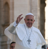 Vatican Pope Francis blesses weekly general audience in St. Peter's Square