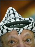 YASSER ARAFAT DANS SON QG DE RAMALLAH
