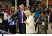 Prince Charles and Camilla Duchess of Cornwall in Delhi, India - 08 Nov 2013
