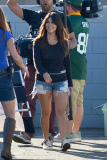 Sisters Kylie Jenner and Kourtney Kardashian are all smiles over their Yard Sale