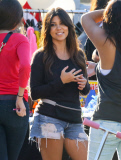 The Kardashian/Jenner girls helping out