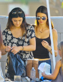 The Kardashian/Jenner girls helping out