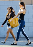 The Kardashian/Jenner girls helping out