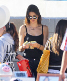 The Kardashian/Jenner girls helping out