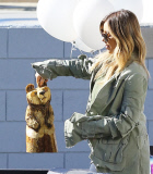 The Kardashian/Jenner girls helping out
