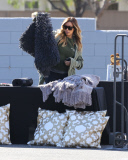 The Kardashian/Jenner girls helping out