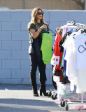 The Kardashian/Jenner girls helping out