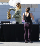 The Kardashian/Jenner girls helping out