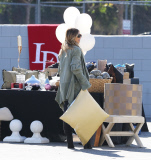 The Kardashian/Jenner girls helping out
