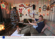 Man heats and lights his house using Christmas fairy lights, Dumfries, Scotland - 10 Nov 2013