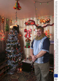 Man heats and lights his house using Christmas fairy lights, Dumfries, Scotland - 10 Nov 2013
