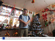 Man heats and lights his house using Christmas fairy lights, Dumfries, Scotland - 10 Nov 2013