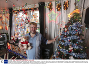 Man heats and lights his house using Christmas fairy lights, Dumfries, Scotland - 10 Nov 2013