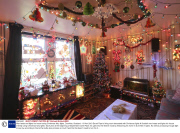 Man heats and lights his house using Christmas fairy lights, Dumfries, Scotland - 10 Nov 2013
