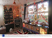 Man heats and lights his house using Christmas fairy lights, Dumfries, Scotland - 10 Nov 2013