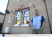 Man heats and lights his house using Christmas fairy lights, Dumfries, Scotland - 10 Nov 2013