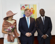 Das niederländsiche Königspaar auf Besuch in der Karibik