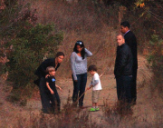 Brooke Mueller Takes Her Boys On A Hike 
