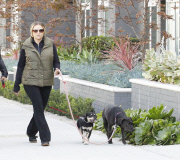 EXCLUSIVE Brooke Mueller walking her dogs