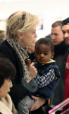  Charlize Theron and baby Jackson came into the concept store Colette