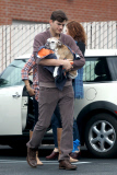 Ashton Kutcher and Mila Kunis go to allegedly put his beloved dog down