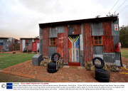 Shanty Town holiday shacks at Emoya luxury hotel and game reserve, Bloemfontein, South Africa - 15 Nov 2013